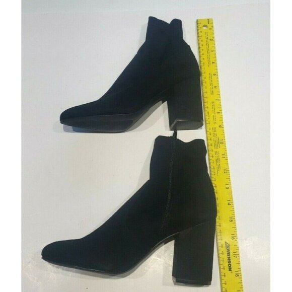 NWOB Madden Girl Rally Black Ankle Heel Booties - Picture 4 of 6